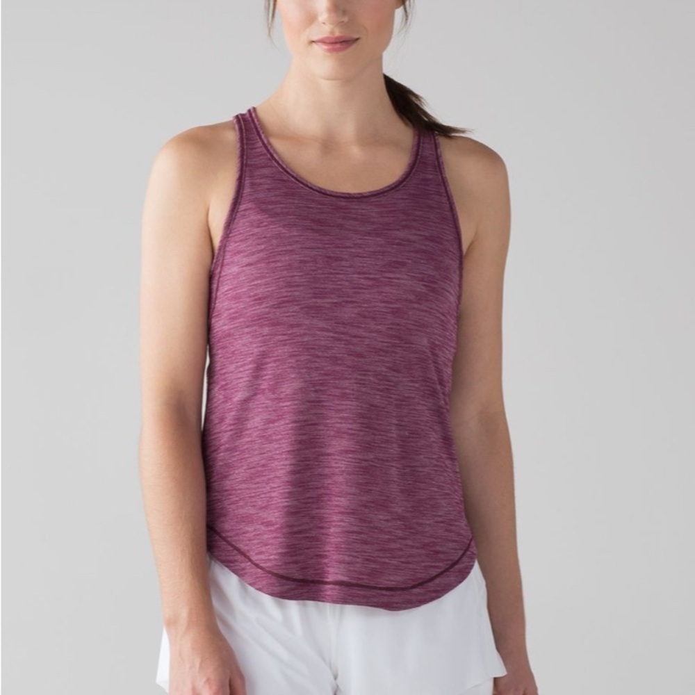 Lululemon Long Distance Tank
Heathered Marvel